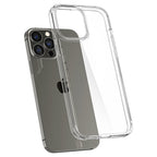 Spigen Ultra Hybrid dėklas iPhone 13 Pro Max – skaidrus