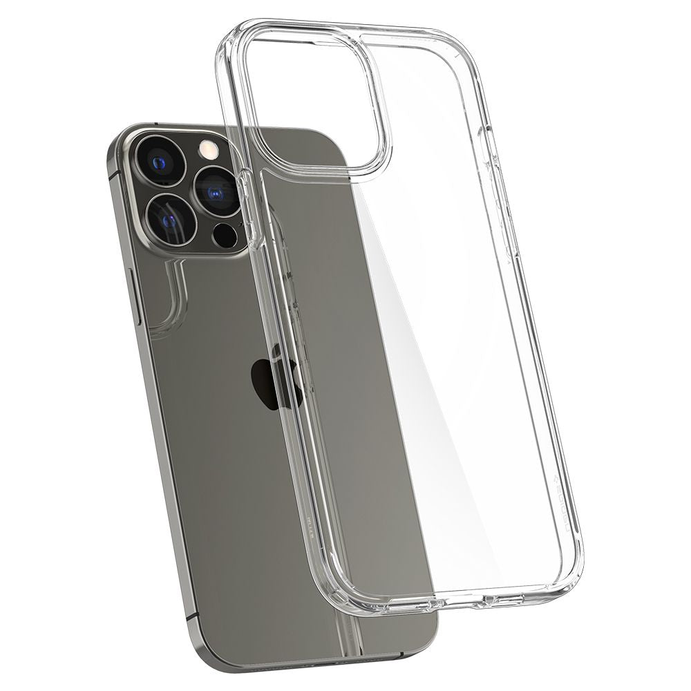 Spigen Ultra Hybrid dėklas iPhone 13 Pro Max – skaidrus