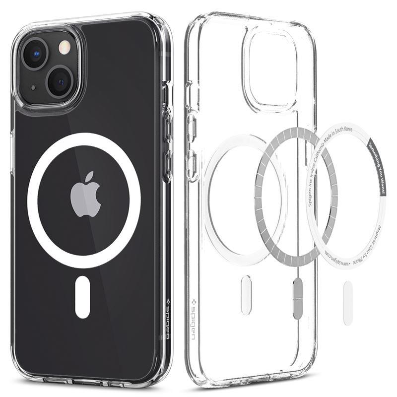 Spigen Ultra Hybrid MagSafe dėklas iPhone 13 – baltas