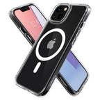 Spigen Ultra Hybrid MagSafe dėklas iPhone 13 – baltas