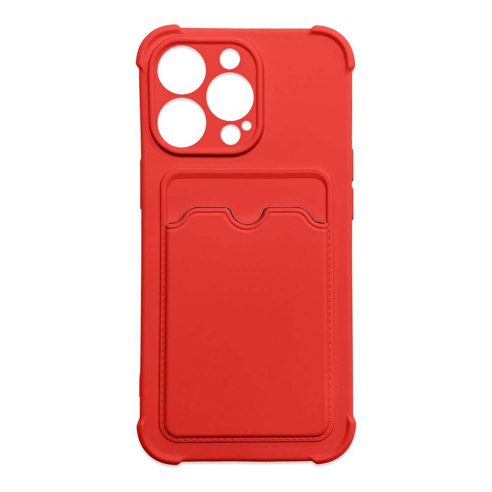 Dėklas su kortelių skyriumi iPhone 11 Pro – raudonas -- iPhone 11 Pro