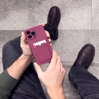 Dėklas su kortelių skyriumi iPhone 11 Pro – raudonas -- iPhone 11 Pro