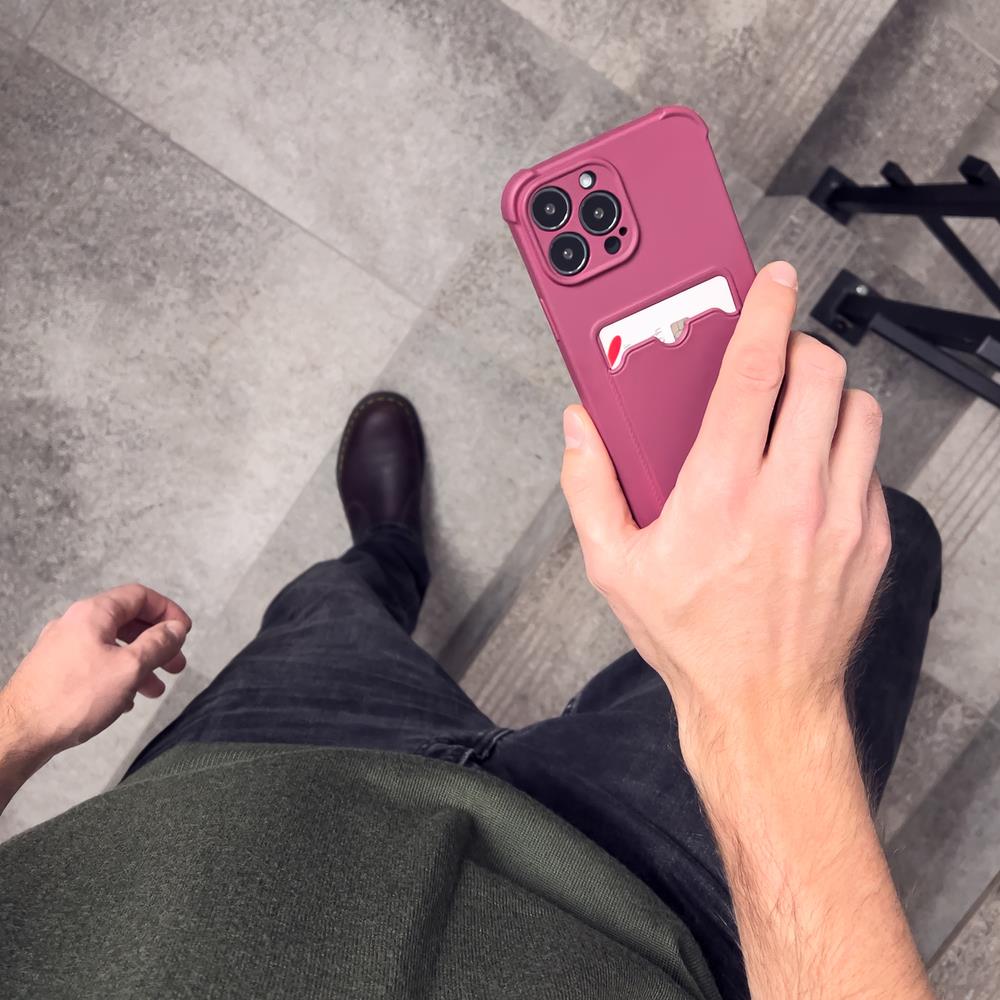 Kortelių dėklas „Card Armor“ iPhone 11 Pro – oranžinis -- iPhone 11 Pro