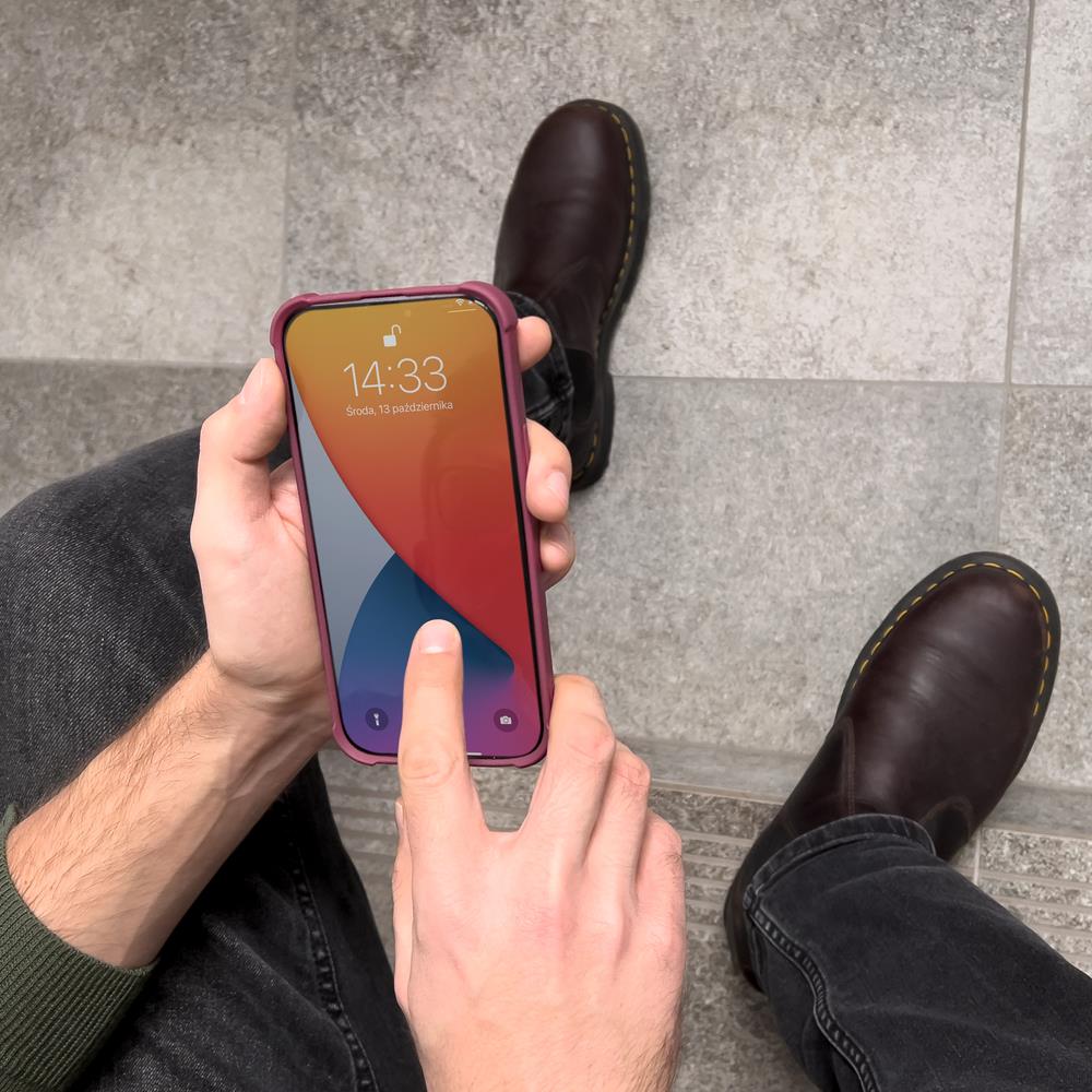 Dėklas su kortelių skyriumi Redmi Note 10/10S – oranžinis -- Xiaomi Redmi Note 10