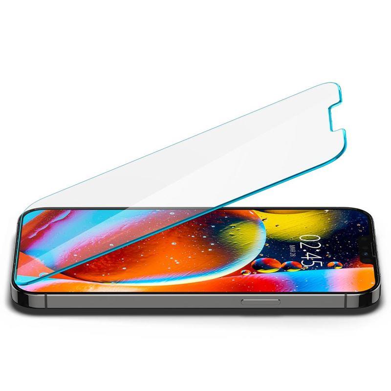 Spigen Glas TR EZ Fit grūdintas stiklas iPhone 13/14/16e (2 vnt.)