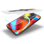 Spigen Glas TR EZ Fit grūdintas stiklas iPhone 13/14/16e (2 vnt.)