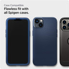 Spigen grūdintas stiklas iPhone 13/13 Pro/14 – juodas