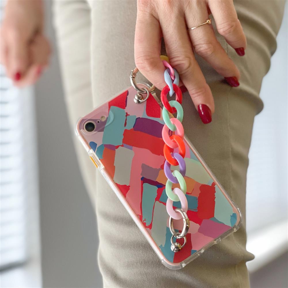 Spalvotas dėklas Xiaomi Redmi 10 su grandinėle -- Xiaomi Redmi 10