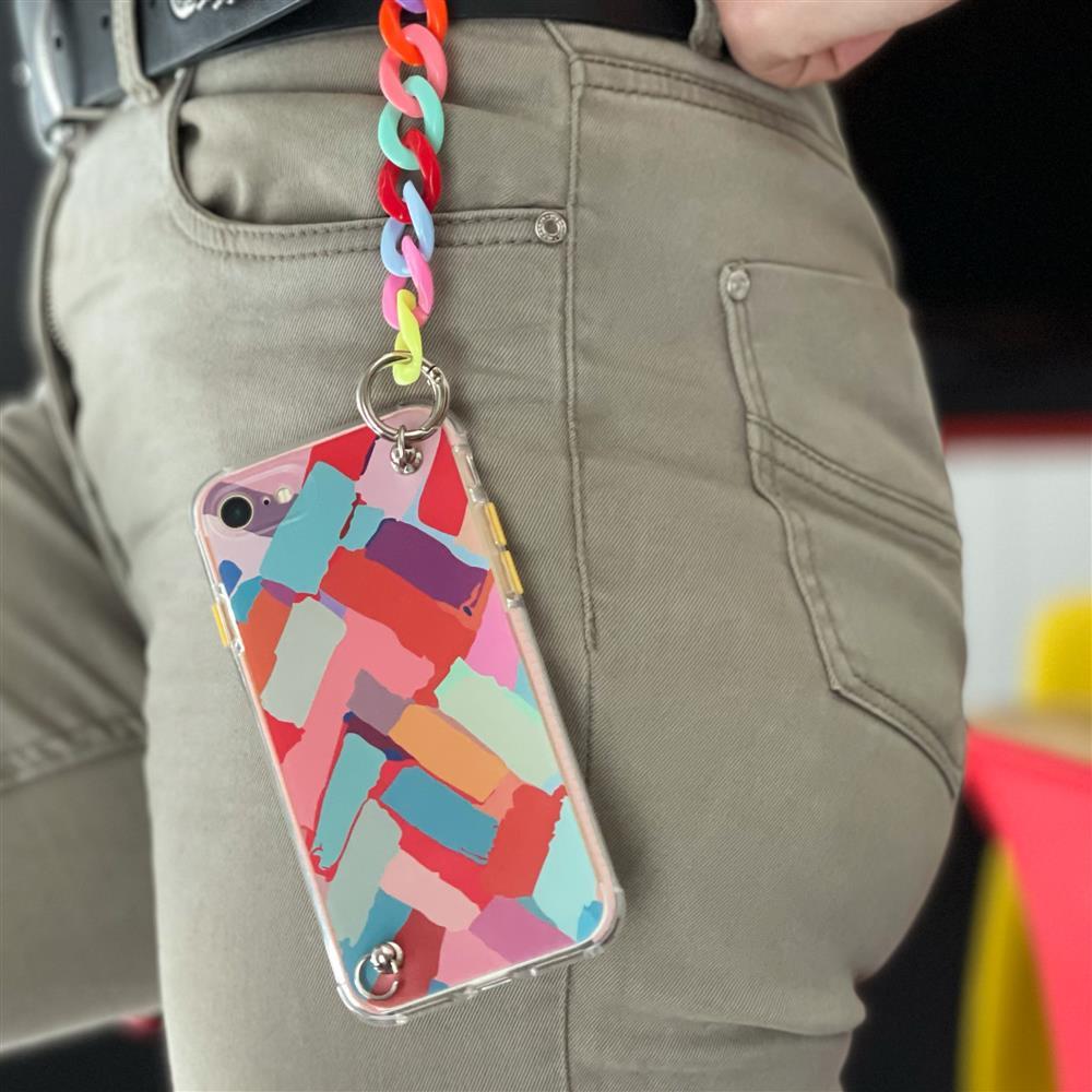 Spalvotas dėklas Xiaomi Redmi 10 su grandinėle -- Xiaomi Redmi 10