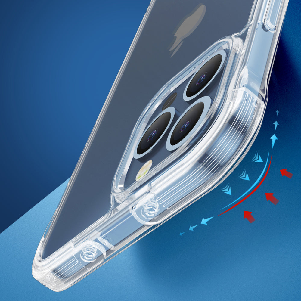 Joyroom Defender dėklas iPhone 13 – skaidrus, su stovu -- iPhone 13