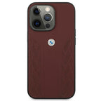 BMW odinis Curve Perforate dėklas iPhone 13/13 Pro – raudonas