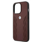BMW odinis Curve Perforate dėklas iPhone 13/13 Pro – raudonas