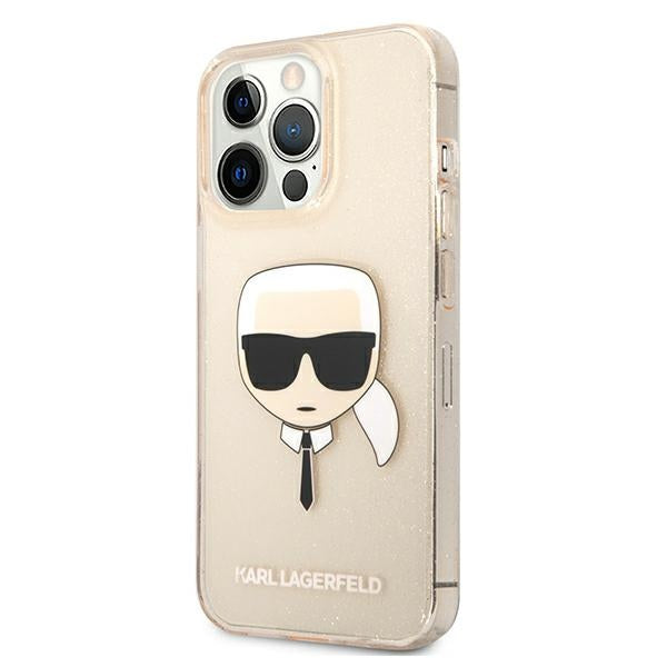 Karl Lagerfeld dėklas iPhone 13/13 Pro – auksinis
