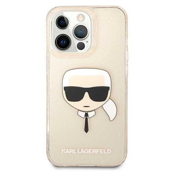 Karl Lagerfeld dėklas iPhone 13/13 Pro – auksinis