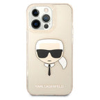 Karl Lagerfeld dėklas iPhone 13/13 Pro – auksinis