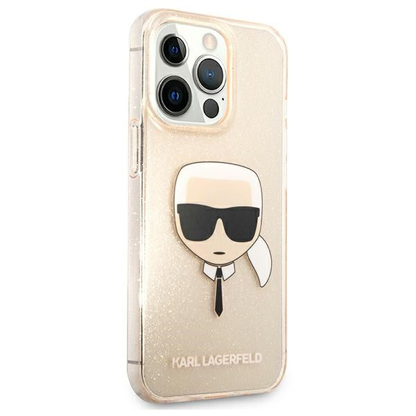 Karl Lagerfeld dėklas iPhone 13/13 Pro – auksinis