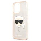 Karl Lagerfeld dėklas iPhone 13/13 Pro – auksinis