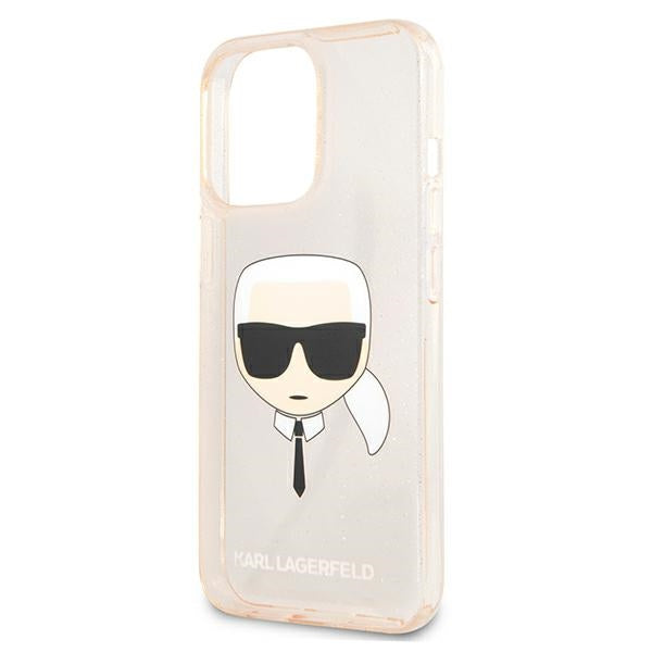 Karl Lagerfeld dėklas iPhone 13/13 Pro – auksinis