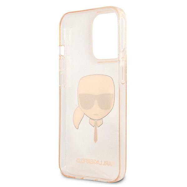 Karl Lagerfeld dėklas iPhone 13/13 Pro – auksinis
