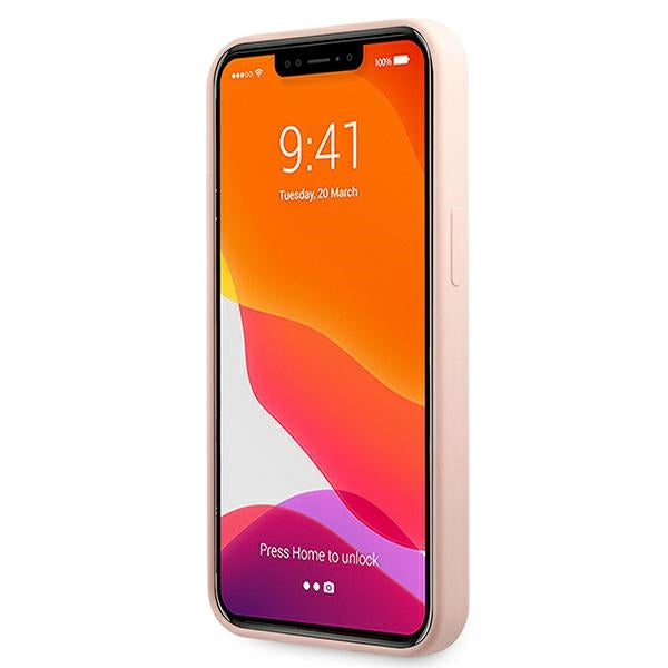 Karl Lagerfeld silikoninis dėklas iPhone 13 / 13 Pro – rožinis