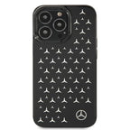 Mercedes-Benz Stars Pattern dėklas iPhone 13/13 Pro – juodas