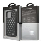 Mercedes-Benz Stars Pattern dėklas iPhone 13/13 Pro – juodas