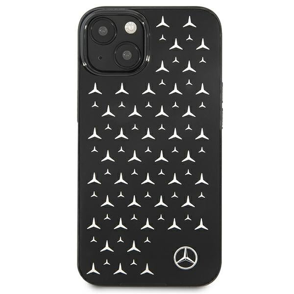 Mercedes-Benz Stars Pattern dėklas iPhone 13 mini – juodas