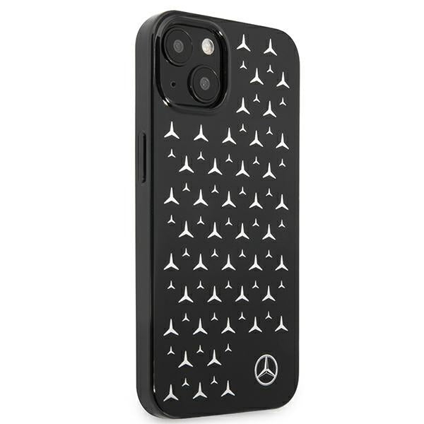 Mercedes-Benz Stars Pattern dėklas iPhone 13 mini – juodas