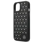 Mercedes-Benz Stars Pattern dėklas iPhone 13 mini – juodas