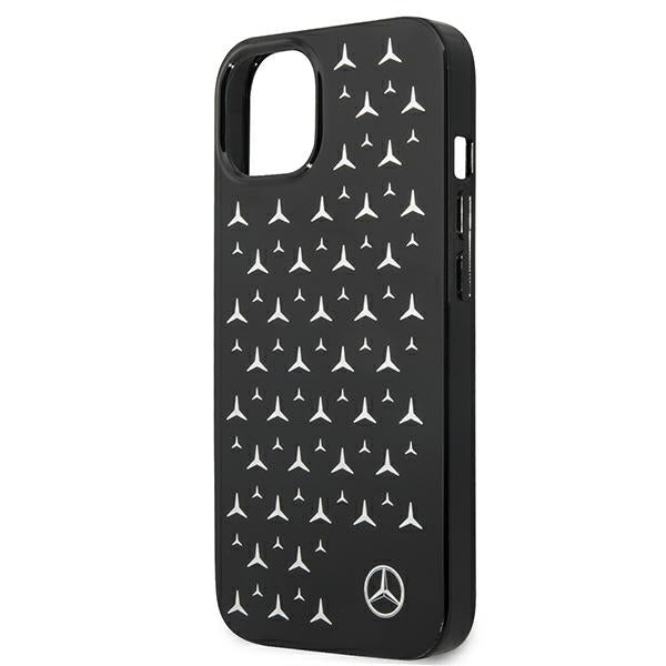 Mercedes-Benz Stars Pattern dėklas iPhone 13 mini – juodas