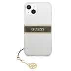 Guess skaidrus dėklas iPhone 13 mini – 4G Strap Charm