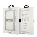 Guess skaidrus dėklas iPhone 13 mini – 4G Strap Charm
