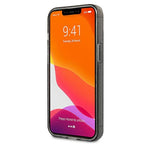 Guess dėklas iPhone 13 mini – juodas, Glitter 4G