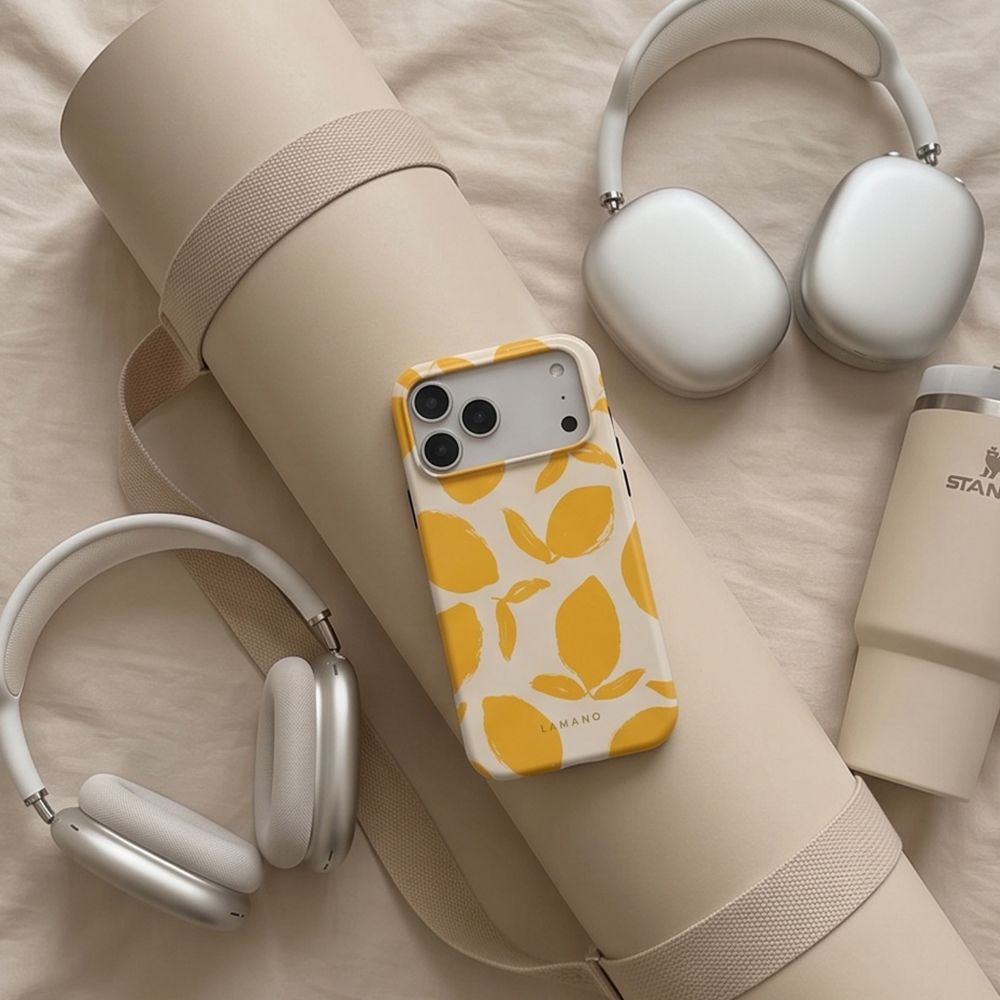 Dėklas Tech-Protect Lamano MagSafe iPhone 17 Pro / 18 Pro Lemon Haze -- iPhone 17 Pro, iPhone 18 Pro