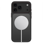 Dėklas Tech-Protect MagCam MagSafe iPhone 17 Pro Max / 18 Pro Max, matinis juodas / raudonas -- iPhone 17 Pro Max, iPhone...