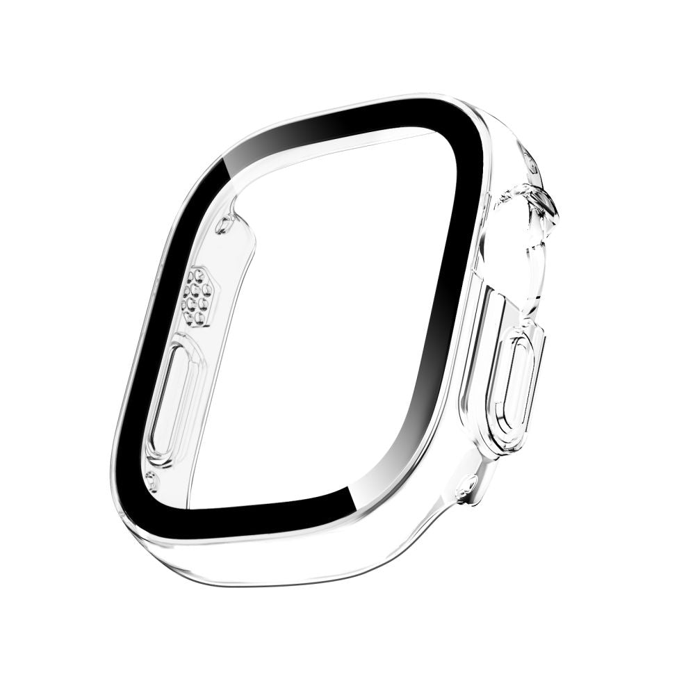 Dėklas Tech-Protect Defense Apple Watch Ultra 1 / 2 / 3 / 4 (49 mm), 2 vnt., juodas ir skaidrus -- Apple Watch Ultra 1...