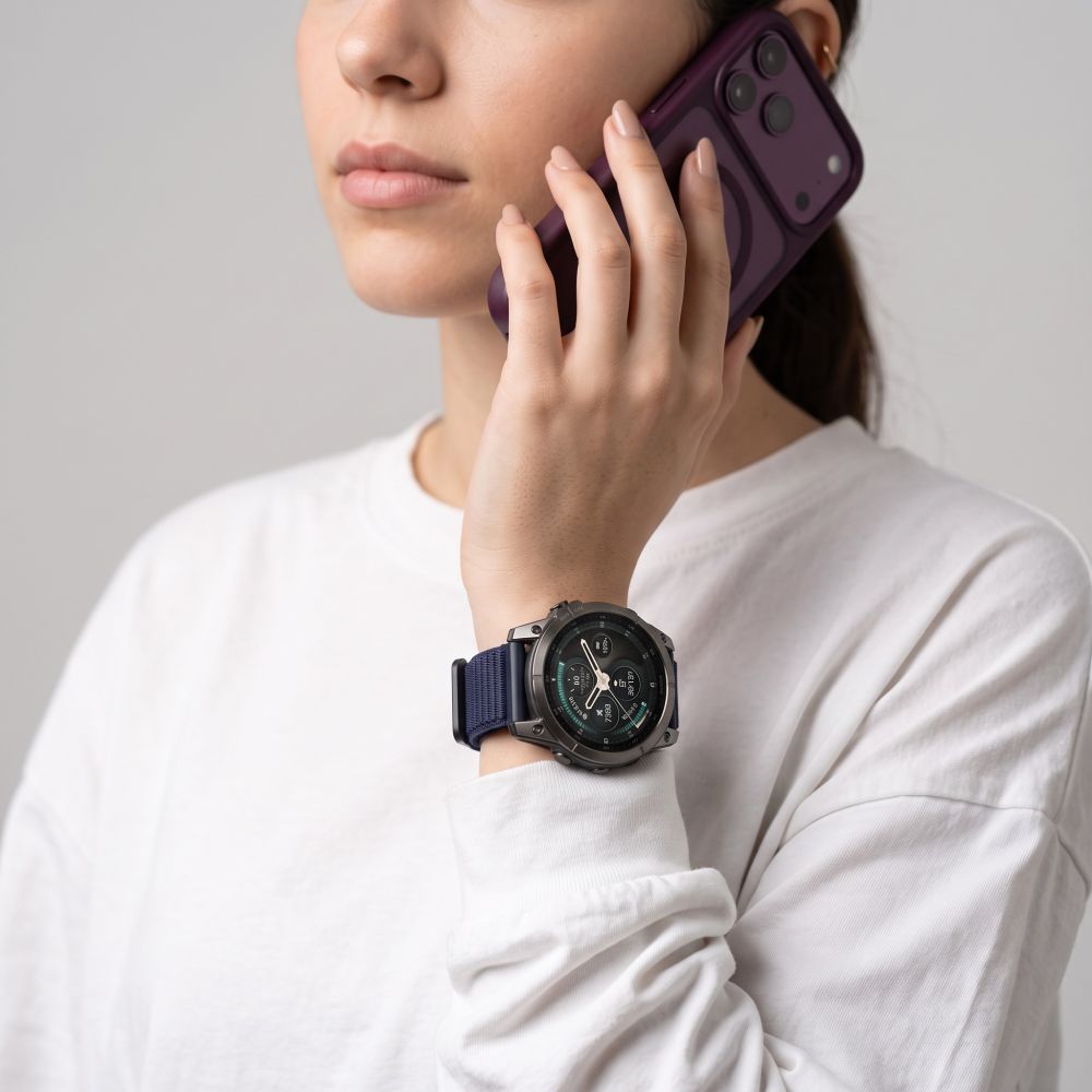 Dirželis Tech-Protect NylonLoop Garmin Fenix 5X / 5X Plus / 6X / 6X Pro / 7X / 8 / 8 Pro / 9 / 9 Pro (51 mm), tamsiai...