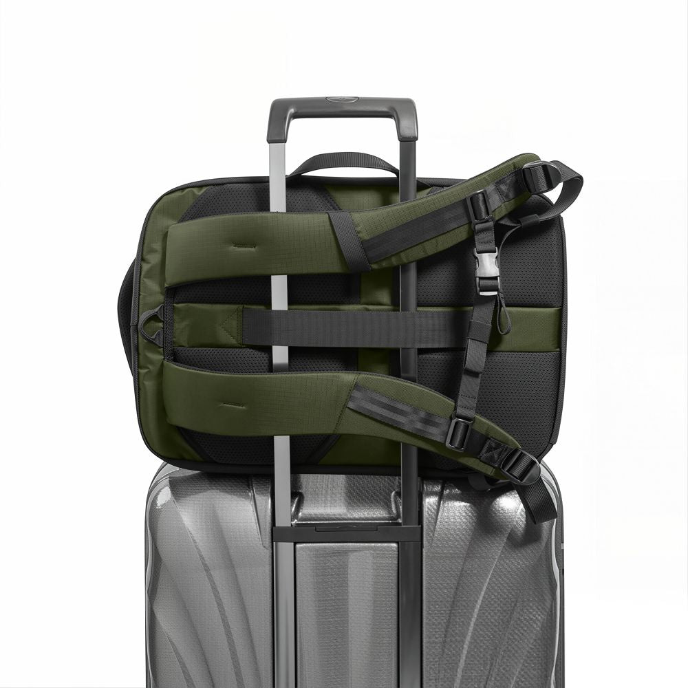 Kuprinė Tech-Protect Defender S70, kabinos bagažo, Ryanair ir Wizz Air, 24L, 40x30x20 cm, tamsiai žalia --...