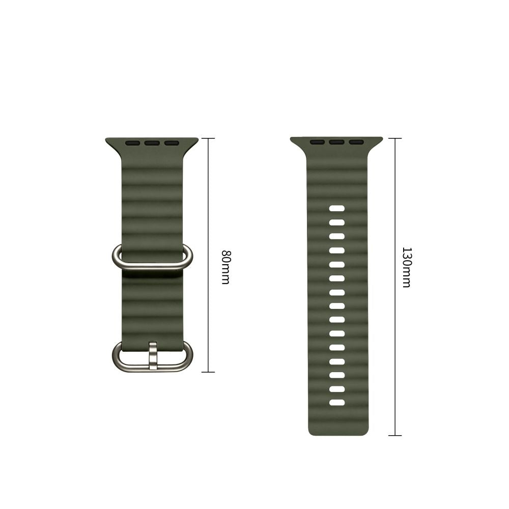 Dirželis Tech-Protect Iconband Pro Apple Watch 8 / 9 / 10 / 11 / 12 / SE / Ultra (44 / 45 / 46 / 49 mm), kariškas žalias...