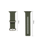 Dirželis Tech-Protect Iconband Pro Apple Watch 8 / 9 / 10 / 11 / 12 / SE / Ultra (44 / 45 / 46 / 49 mm), kariškas žalias...
