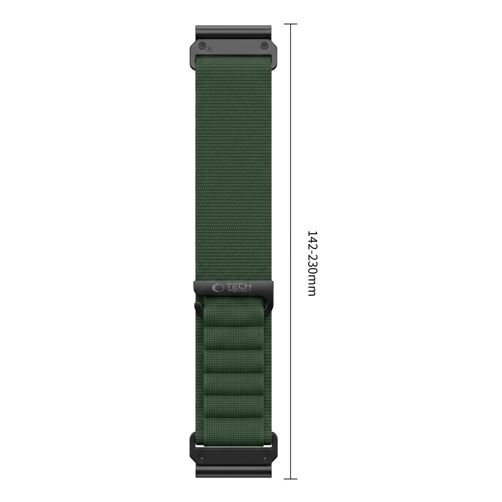 Dirželis Tech-Protect Nylon Pro Garmin Fenix 5X / 5X Plus / 6X / 6X Pro / 7X / 8 / 8 Pro / 9 / 9 Pro (51 mm), karinis...