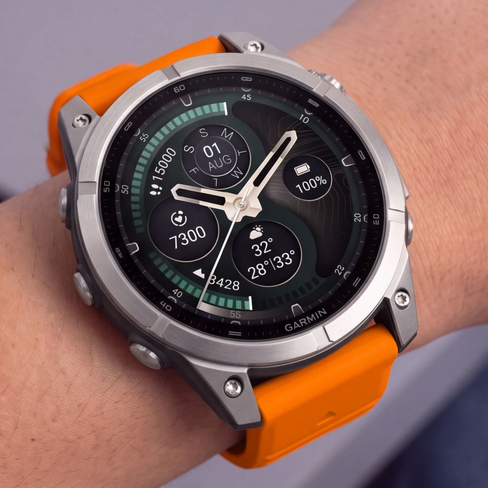 Dirželis Tech-Protect Silicone Garmin Fenix 5 / 6 / 6 Pro / 7 / 8 / 8 Pro / E / 9 / 9 Pro (51 mm), oranžinis -- Garmin...