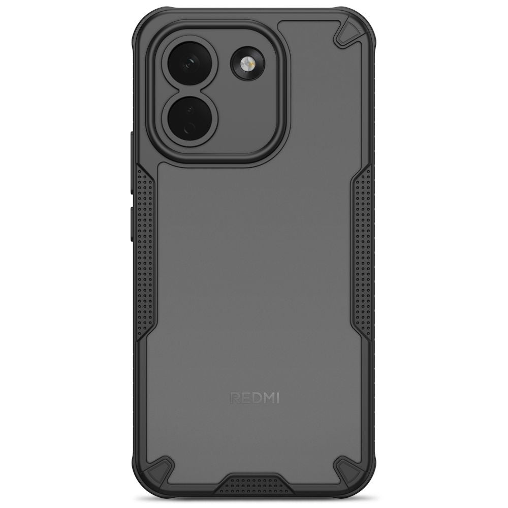 Dėklas Tech-Protect Rugged Shield Xiaomi Redmi Note 17 Pro Max 5G, matinis juodas -- Redmi Note 17 Pro Max 5G