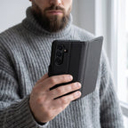 Dėklas Tech-Protect Wallet Galaxy S26 FE, juodas -- Galaxy S26 FE