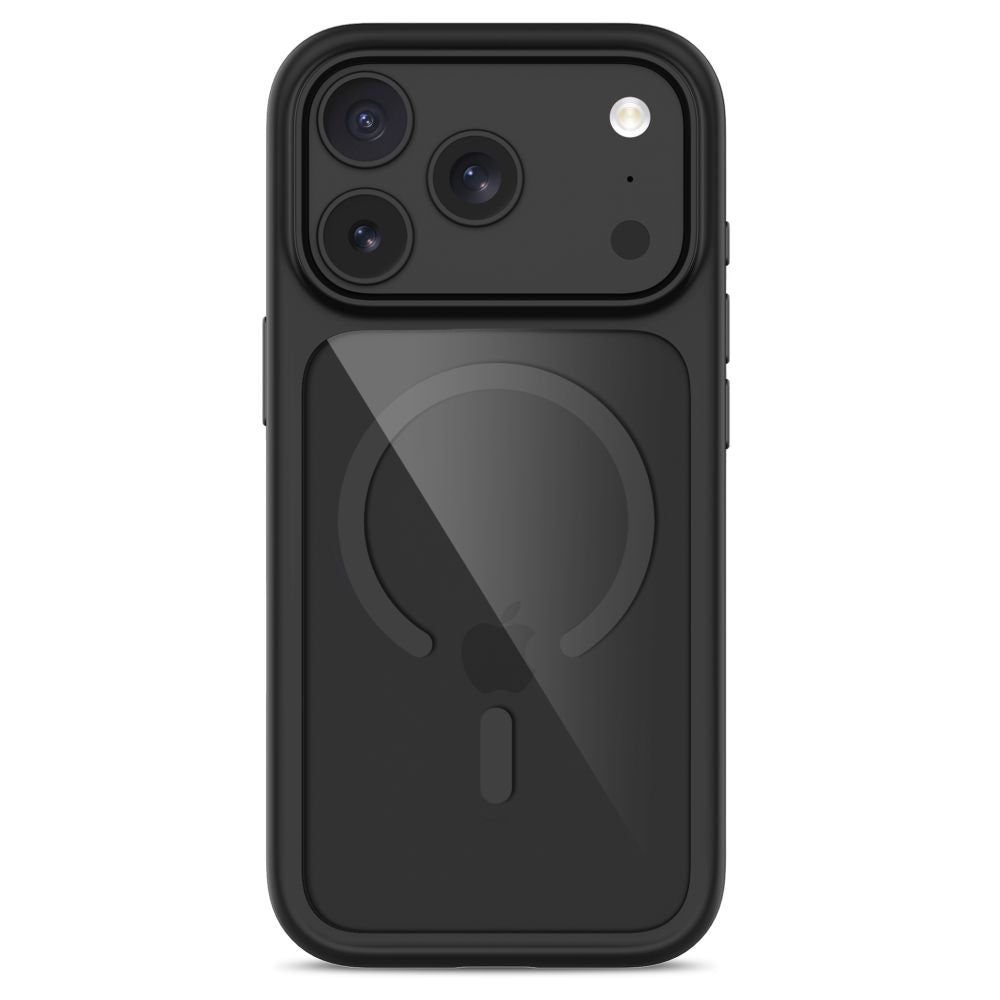 Dėklas su apsauginiu stiklu Tech-Protect MagOne MagSafe CC, iPhone 17 Pro Max / 18 Pro Max, juodas/skaidrus -- iPhone 17...