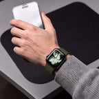 Dirželis Tech-Protect Silicone Apple Watch 8 / 9 / 10 / 11 / 12 / SE / Ultra (44 / 45 / 46 / 49 mm), alyvuogių žalias --...