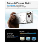 Dėklas Spigen Ultra Hybrid MagSafe iPhone 17 Pro Max / 18 Pro Max, skaidrus baltas -- iPhone 17 Pro Max, iPhone 18 Pro Max