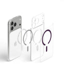 Dėklas Spigen Ultra Hybrid MagSafe iPhone 17 Pro / 18 Pro, skaidrus/bordo -- iPhone 17 Pro, iPhone 18 Pro
