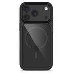 Dėklas ir apsauginis stiklas Tech-Protect MagOne MagSafe CC iPhone 17 Pro / 18 Pro, 2 vnt. stiklo, juodas / skaidrus --...