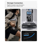 Dėklas Spigen Tough Armor Mag MagSafe Galaxy S25 FE / S26 FE, juodas -- Galaxy S25 FE, Galaxy S26 FE